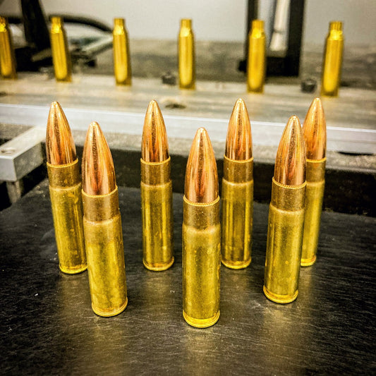 300 Blackout Ammo Lined Up