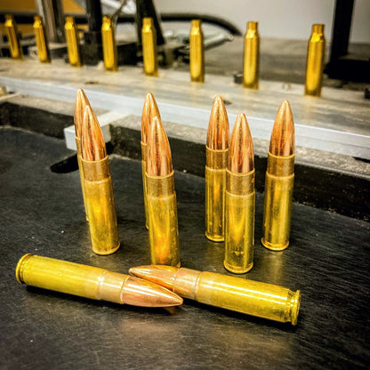 300 Blackout Ammo Lined Up