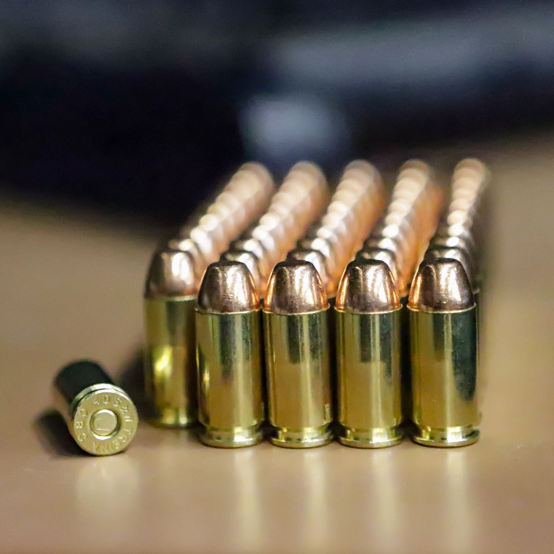 Several lines of .40 Ammo